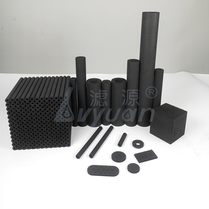 High Dirt-Holding Capacity 20 Microns Sintered Activated Carbon Filter Cartridge for Drinking Water Filter (sintering)