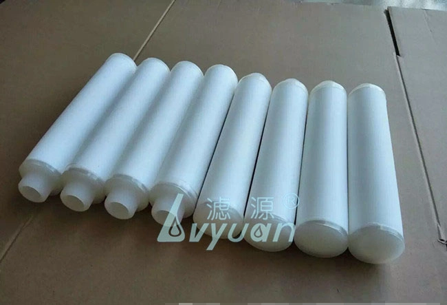Sintered Micro Porous Polyethylene Powder 25 Microns PE Water Filter Cartridge with Plastic Thread Connector