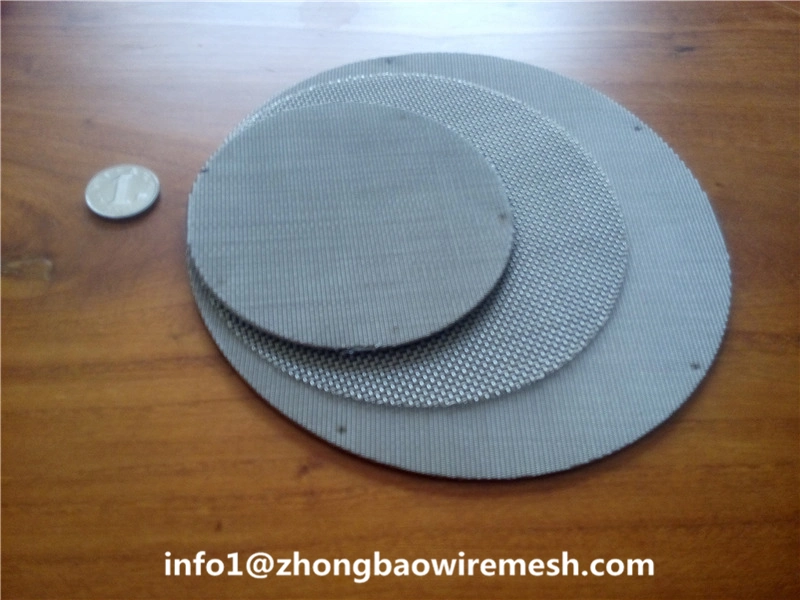 20, 40, 60, 80, 100, 120 Mesh Plastic Extruder Filter Disc, Filter Pack, Filter Screen