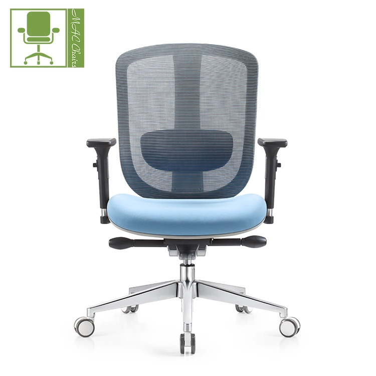 Hot Sale Aluminium Back Frame Mesh Revolving Office Chair with Ergonomic Design
