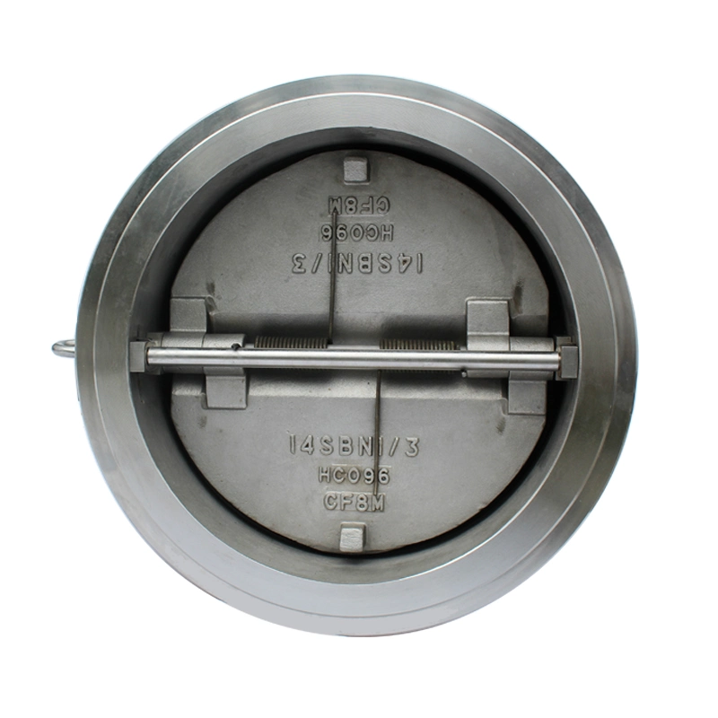 Class150-600lb Cast Steel Stainless Steel Wafer Dual Disc Check Valve