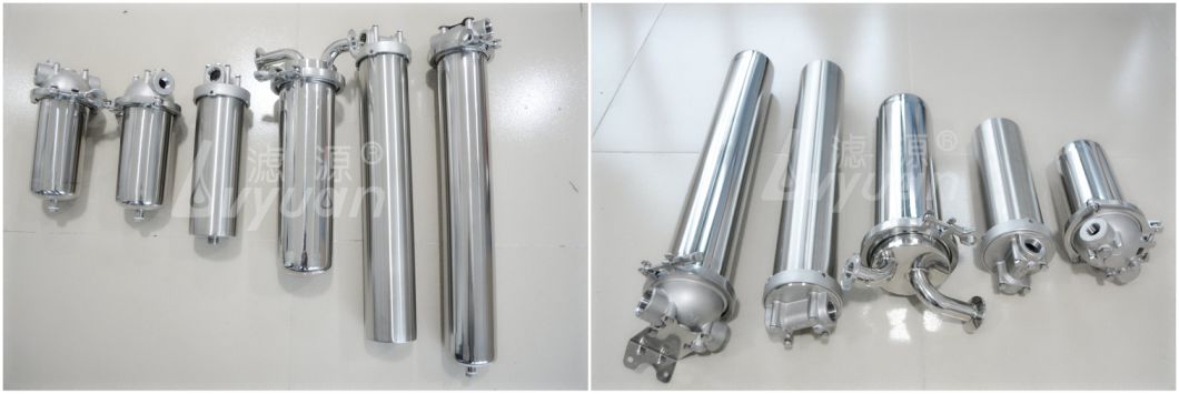 5 Inch Single Water Cartridge Filter Housing Stainless Steel Filter Housing for Liquid Filtration