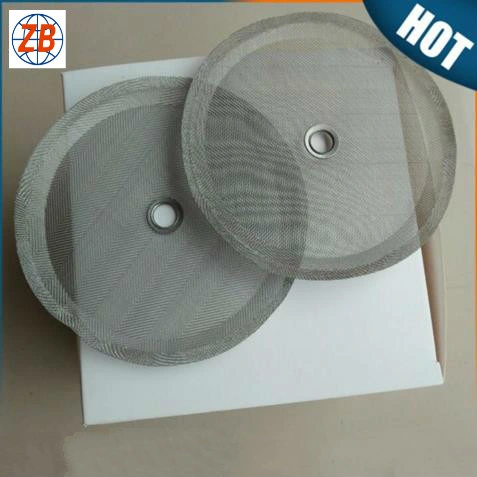 2 Layers Super Fine Stainless Steel 8 Cup Coffee Press Filter Mesh Screen Disc