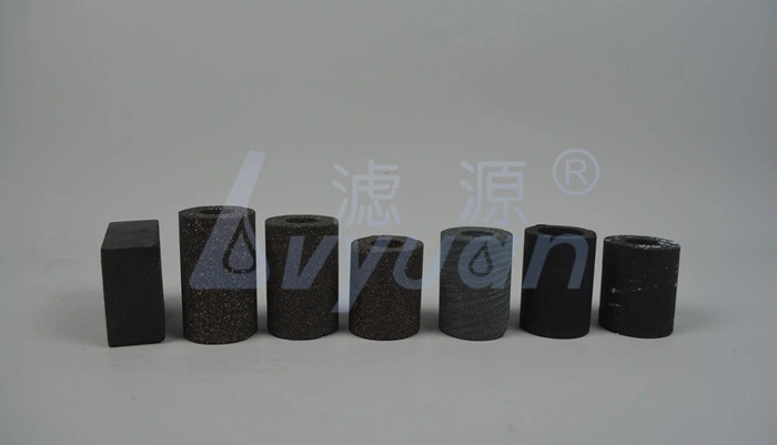 Sintering Cartridge Filter Candle Type 10 Microns Coconut Shell CTO Carbon Block Filter for Domestic Water Filter