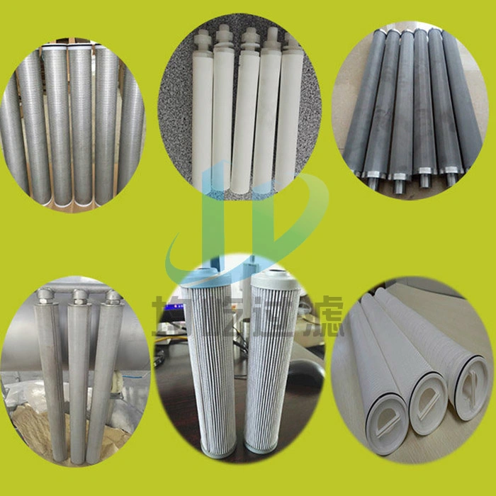 Stainless Steel Pleated Backwash Cleaning Water Filter Cartridge for Production