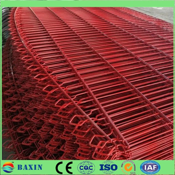 Twin Wire 6/5/6mm Fencing Mesh Fence Double Wire Galvanized Welded Wire Mesh Fence Panel