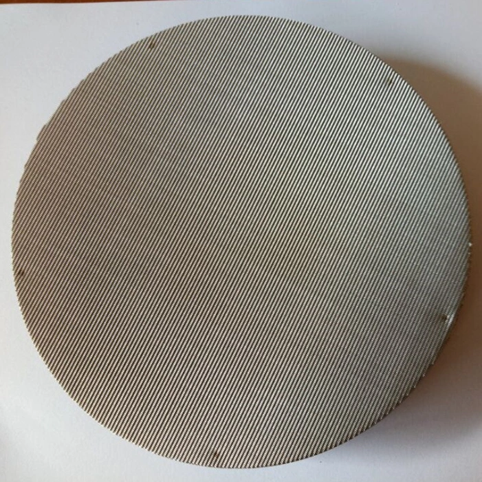 20 Micron 0.2 Micron Stainless Steel Plastic Extruder Wire Mesh Filter Disc