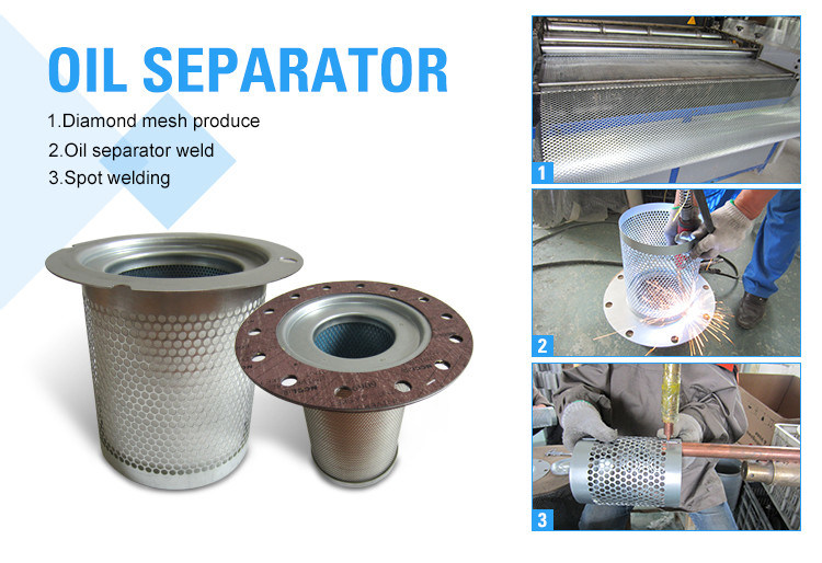 Metal Caps of Screw Compressor Intake Air Filter Element 02250131-496