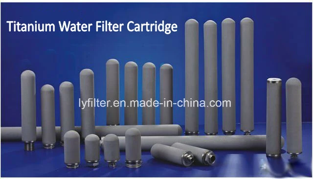 4.5X10 20 Inch Bb Big Blue 0.45 1 5 25 Um Porous Sintered Powder Titanium Water Filter Cartridge for Backwash Water Filters Element