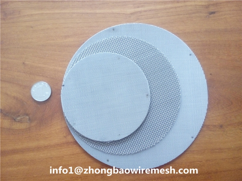 20, 40, 60, 80, 100, 120 Mesh Plastic Extruder Filter Disc, Filter Pack, Filter Screen