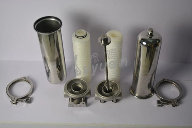 PP 20 Inch Water Filter Membrane Pleated Filter Cartridge for 7 Core Cartridge Filter Housing