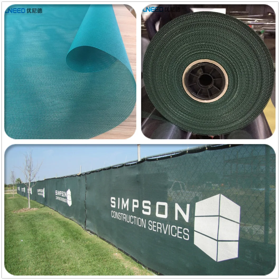 Antil- UV PVC Mesh Fabric Coated Polyester Mesh Outdoor Safety Fabric