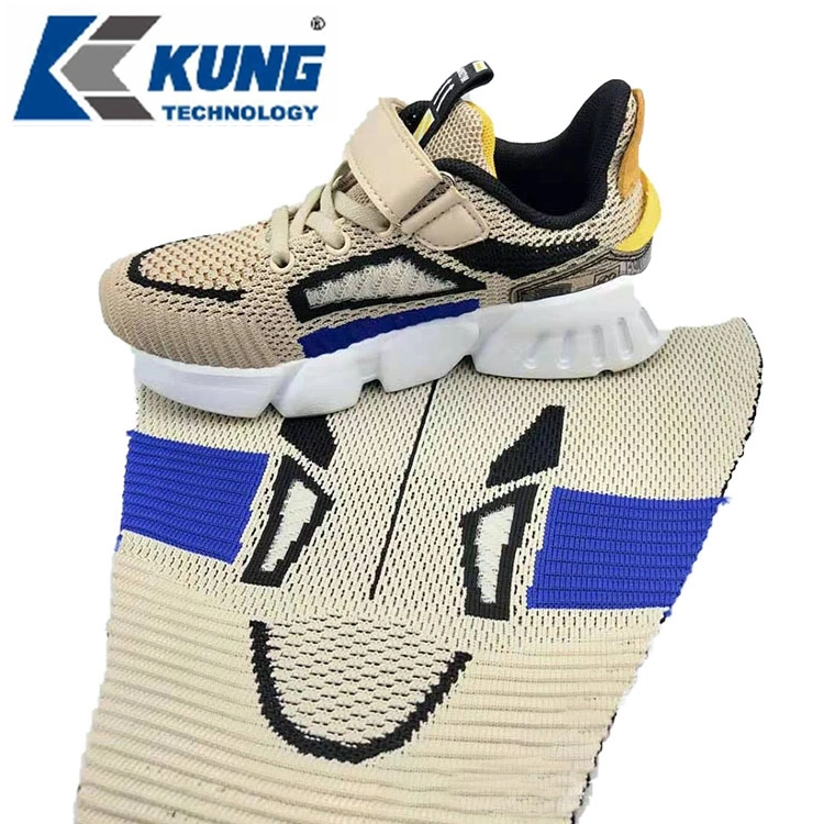 Latest New Style 3D Woven Mesh Semi-Finished Sports Shoe Upper Teenagers Washable Simplicity Vamp Part