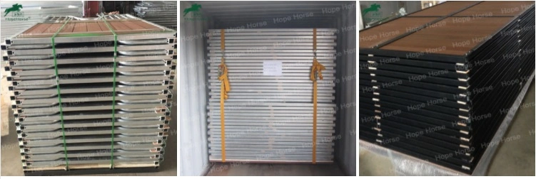 Hot DIP Galvanized Horse Stable Panel with Bamboo Infilled 3X2.2m