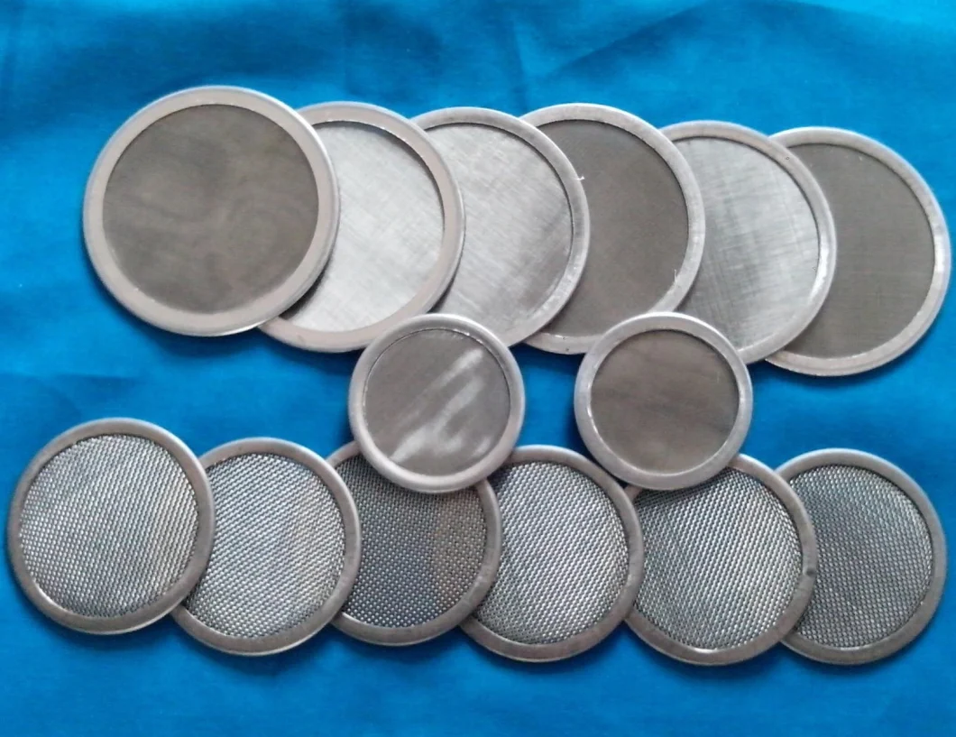 304 316 20-200 Mesh Stainless Steel Round Filter Screen