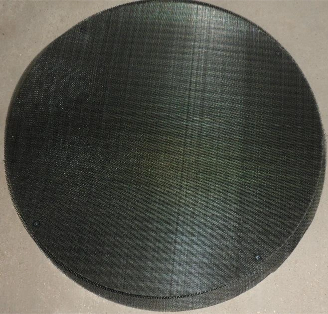 Dutch Weave Black Wire Mesh Cloth Disc/Plastic Extruder Filter Screen