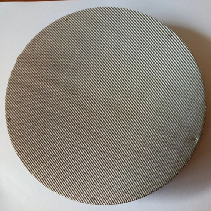 Dutch Weave Black Wire Mesh Cloth Disc/Extruder Filter Screen