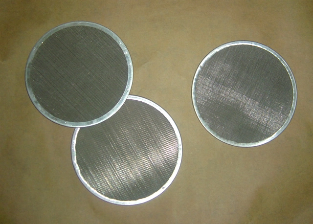 Twin Double Screws Extruder Screen Filter Wire Mesh Discs