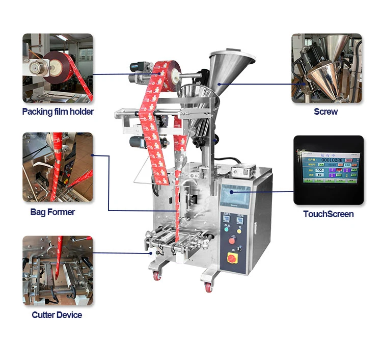 Automatic Vertical Moringa Leaves Powder Packing Machine (packed in bags) Ds-320c
