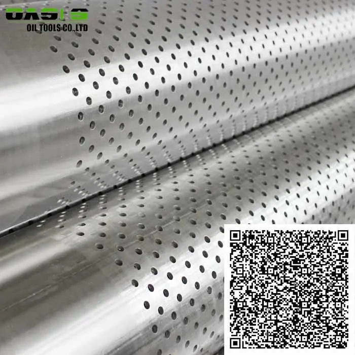 China Stainless Steel AISI304L 316L Perforated Filter Well Casing Tubing Pipe