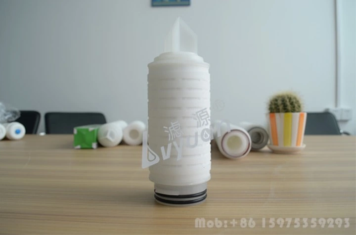 Absoluted Rate 0.22 Micron PP PTFE Pleated Membrane Filter Cartridge for Stainless Steel Water Filter Housing