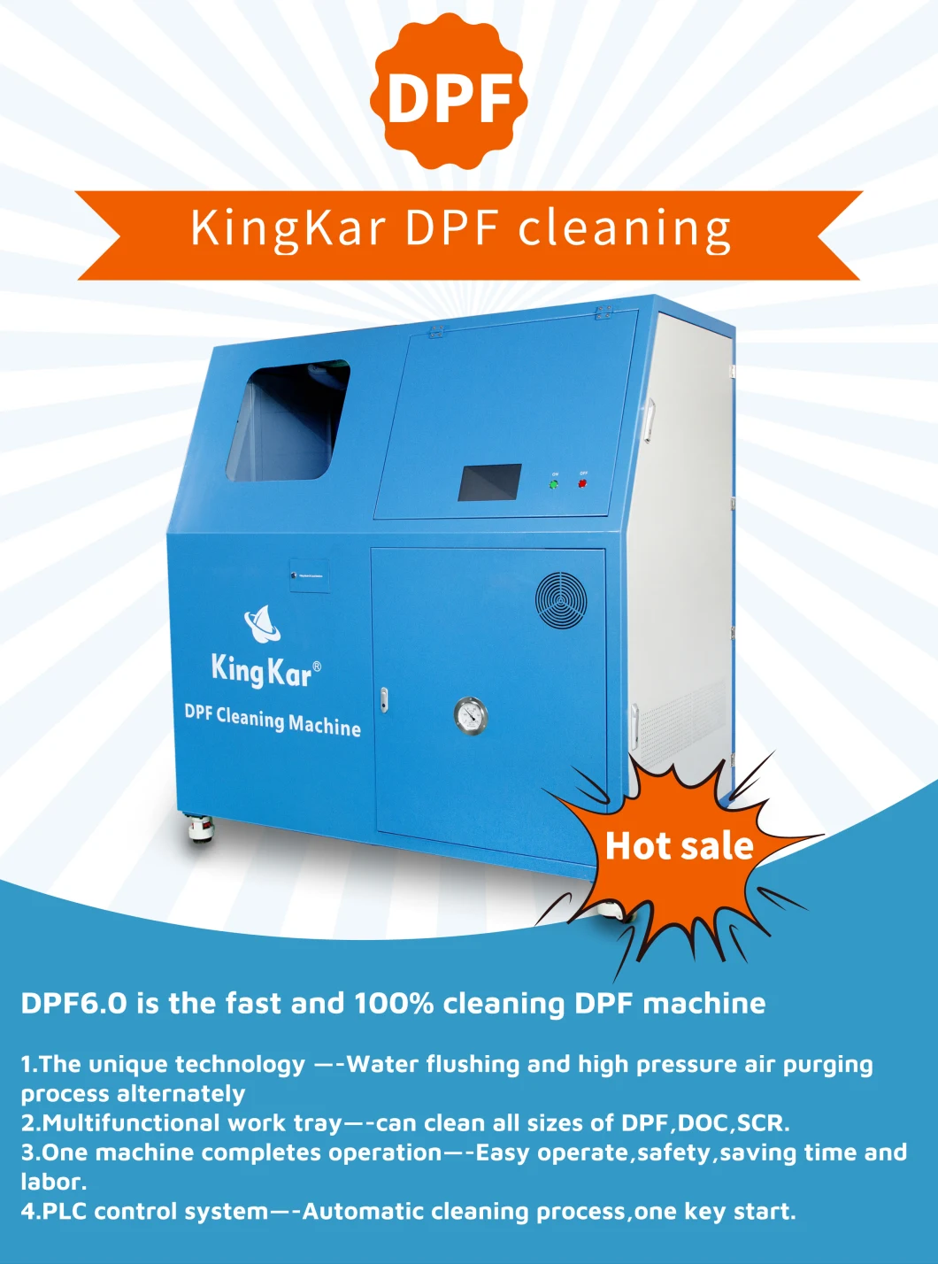 Ultrasonic Diesel Particulate Filter Cleaning Machine Cleaning for Cars Vans Trucks All Kinds of DPF