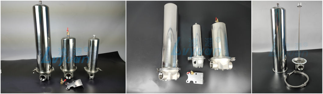 5 Inch Single Water Cartridge Filter Housing Stainless Steel Filter Housing for Liquid Filtration