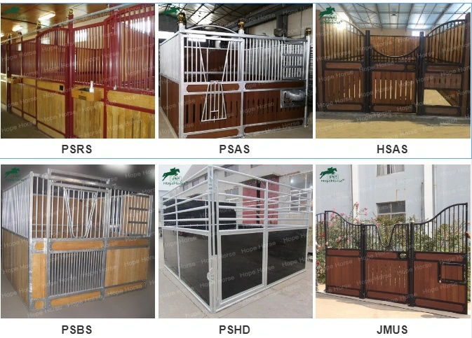 Hot DIP Galvanized Horse Stable Panel with Bamboo Infilled 3X2.2m