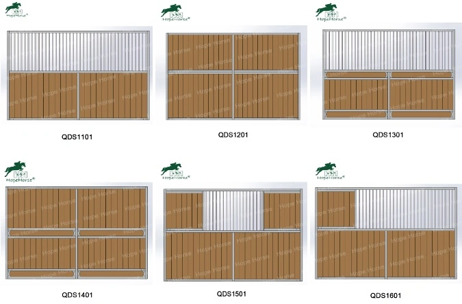 Hot DIP Galvanized Horse Stable Panel with Bamboo Infilled 3.5X2.2m