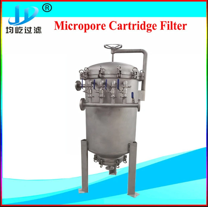 Cartridge Filter Housing Stainless Steel Water Treatment Water Filter Housing