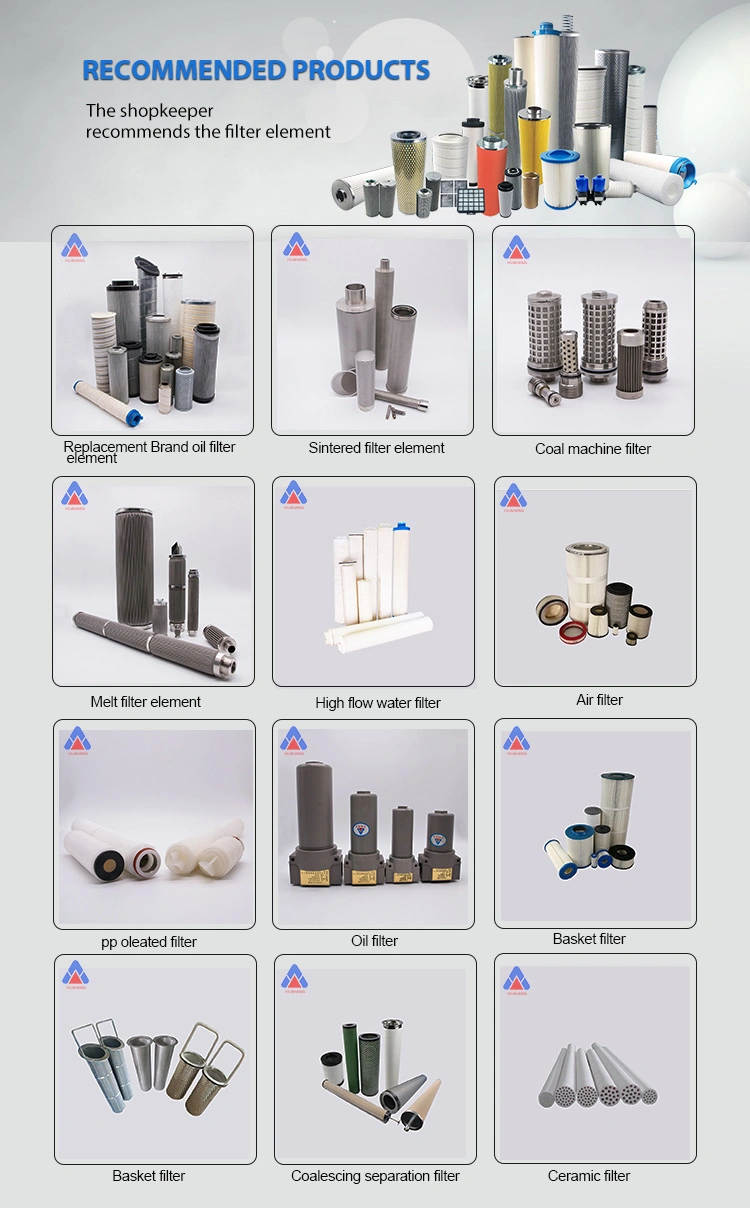 Replace or Custom sintered filter element/stainless steel wire mesh polymer melt candle filter cartridges
