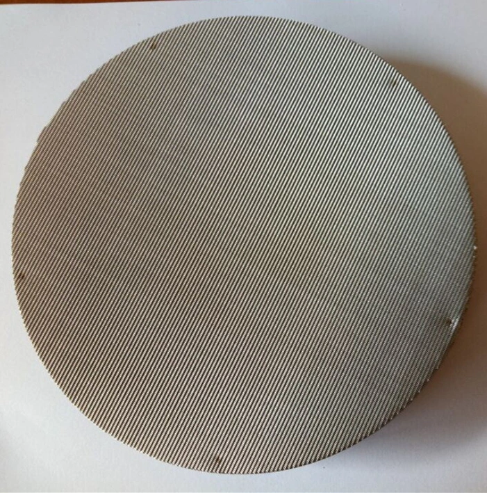 Dutch Weave Black Wire Mesh Cloth Disc/Plastic Extruder Filter Screen