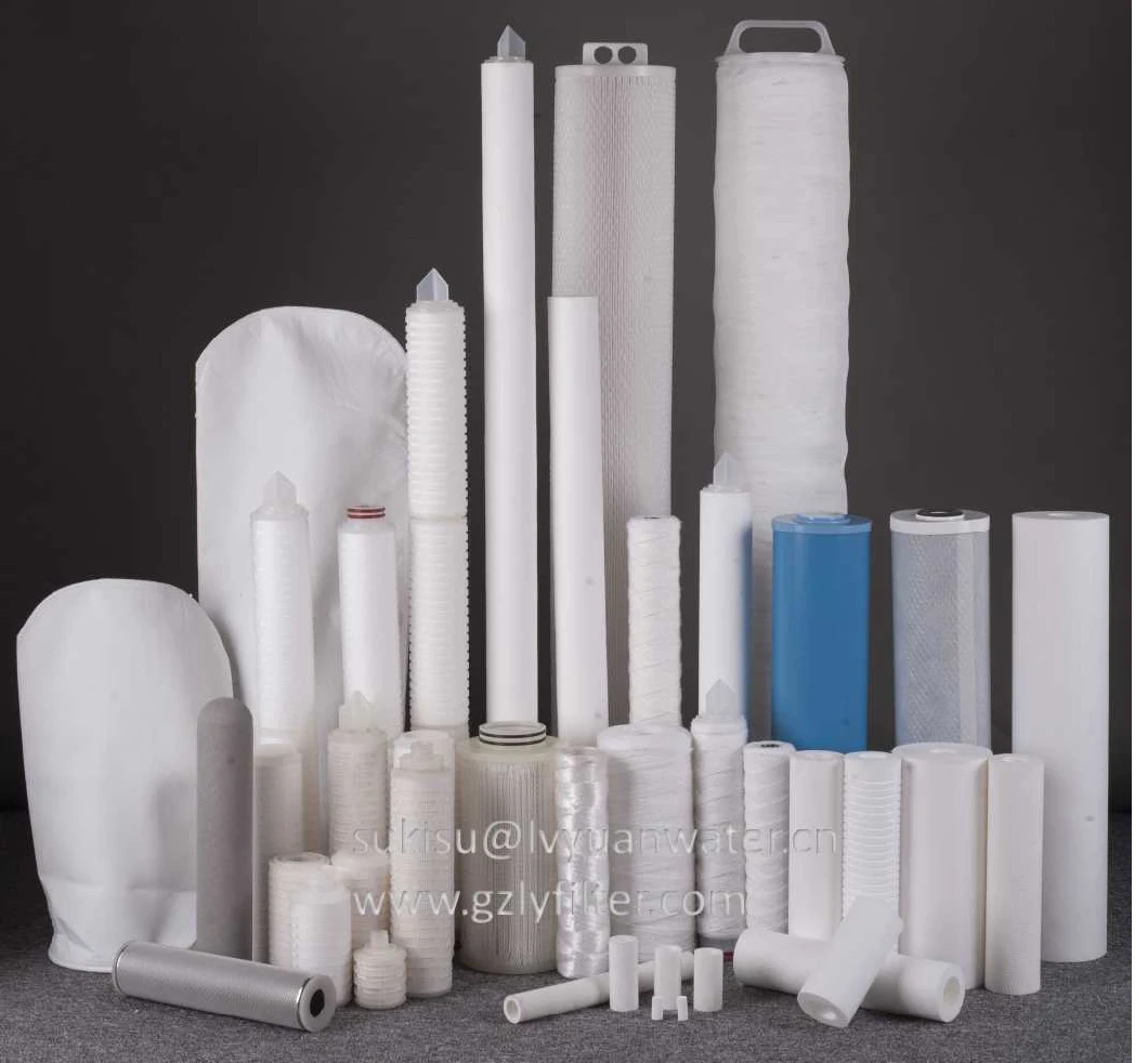 PP Polypropylene Pleated Water Filter Cartridges Precision Filter Cartridge for Stainless Steel Housing