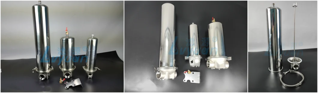 Stainless Steel Cartridge Filter Housing /Water Filter 10 Inch Filter Housing Clamp for Wine/Beer Filtration