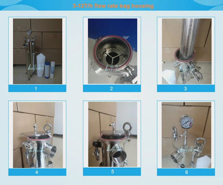 ISO Certificated 304 316L 10 Inch Clamp Vessel Single Stage Water Filter Housing with Single 222 Pleated Filter Element