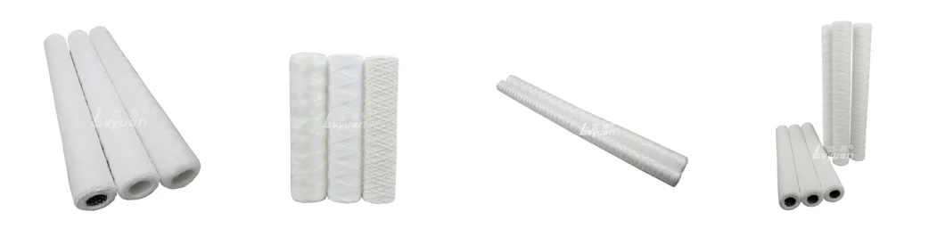 Water Filtration Filter Element PP Sediment Spun Filter Cartridge