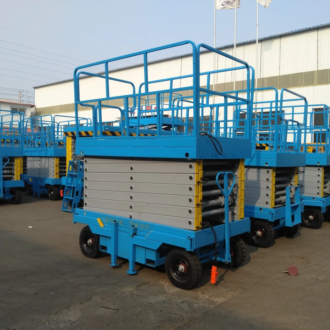 4m-20m Hydraulic Mechanical Scissor Lift for Painting and Cleaning
