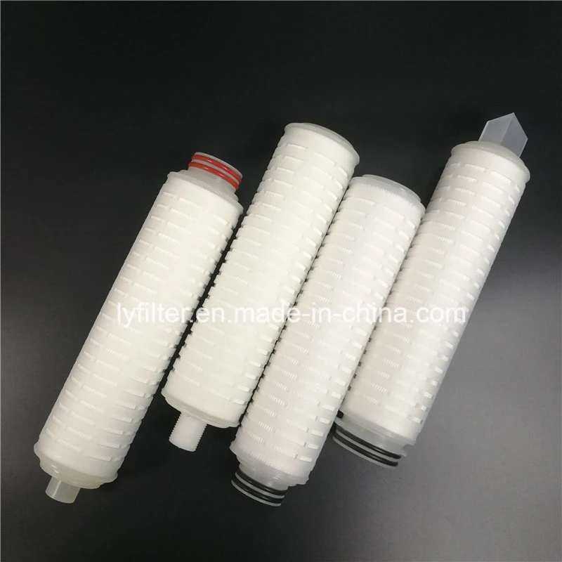 Quadrangle Fin 222 226 Pleated Filter Cartridge for PP/PTFE/N66/Pes Membrane Filters Element