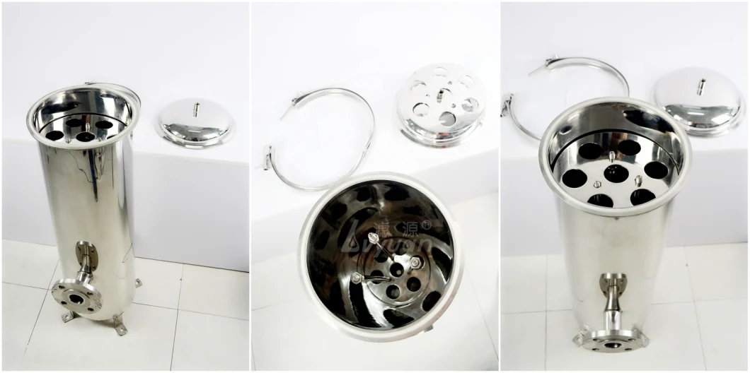 Stainless Steel SS304/316 Water Filter Housing for Waste Water Purifier