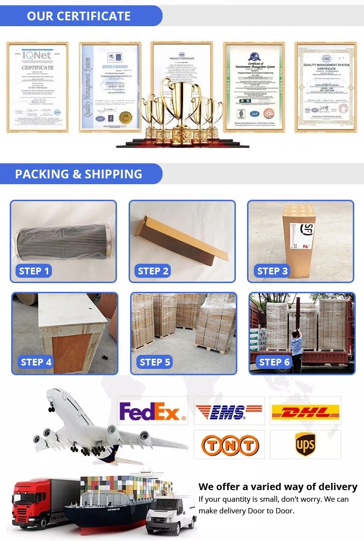 High Efficiency Spin on Copper Mesh Pleated Sintered Stainless Steel Element Cartridge Return Hydraulic Filter