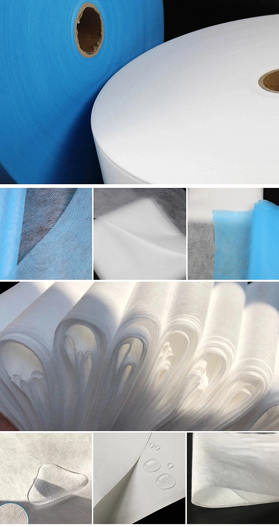 China Wholesale 25GSM Polypropylene Ss PP Spunbond Non Woven Fabric Rolls / Ss for Face Mask