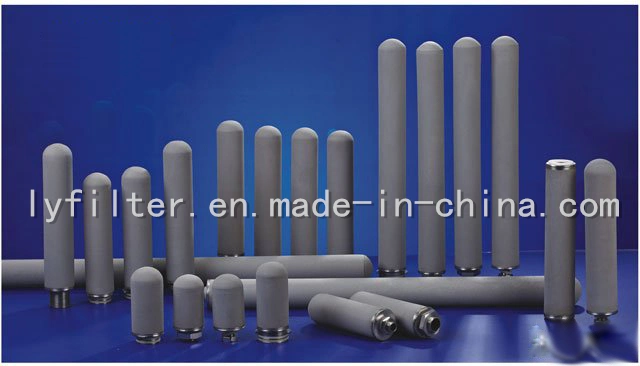 3 Micron Washable Titanium Rod Tube Sintered Filter Candle Cartridge