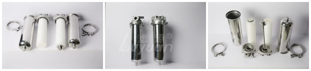 Stainless Steel Filter Housings Single Core Water Filter for Bottle Water Filtration