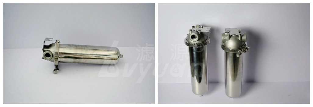20 Inch Stainless Steel Single Cartridge Filter Housing with 20 Inch Cartridge Filter for Water Filtration