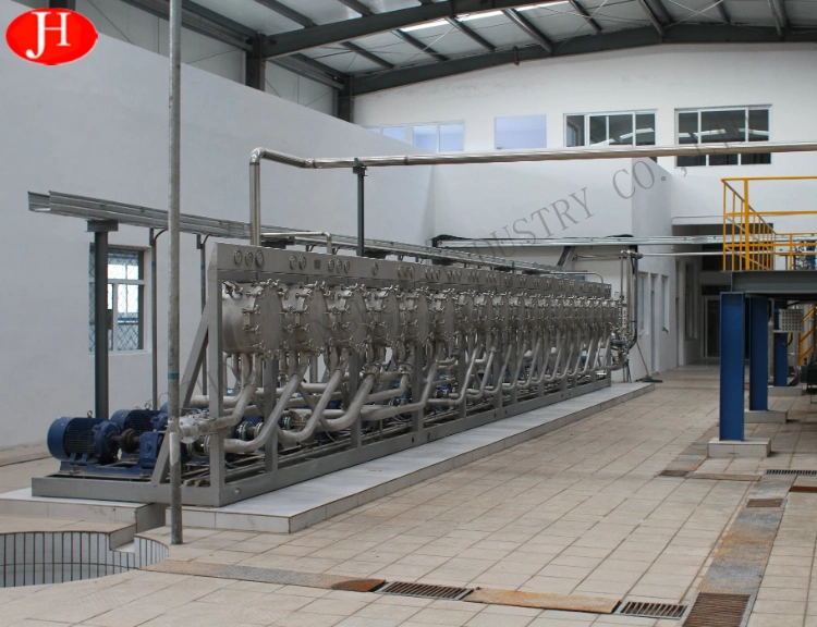 Potato Starch Milk Dehydrator Plant Hydro Cyclone Starch Slurry Water Filter Fiber Separator Equipment