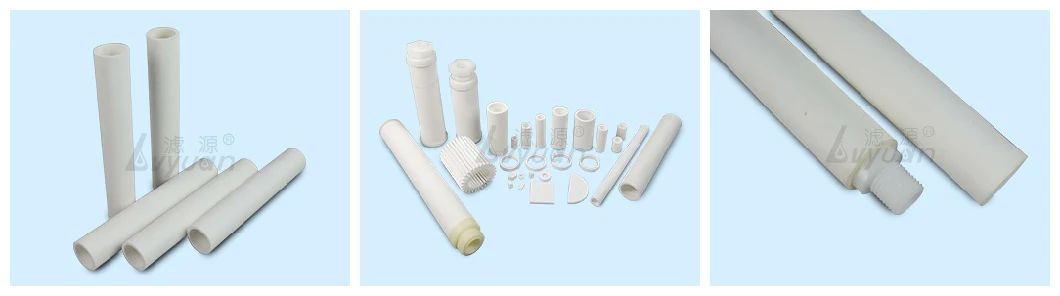 Widely Used PE/PTFE Sintered Filter Cartridge for Waste Water Treatment Industry