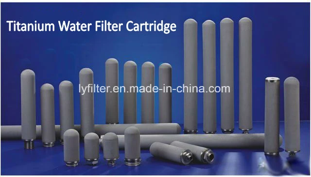 Double Open End Porous Sintered Titanium Filter Cartridge for Water Treatment