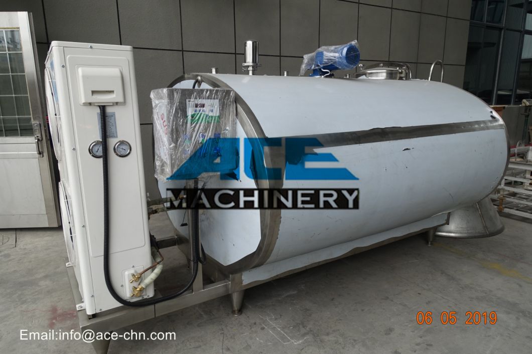 Best Price Stainless Steel CIP System Dairy Line Processing Equipment Milk Cooling Tankstainless Steel Vertical Milk Cooling Tank/Mini Milk Cooler/Milk Cooling