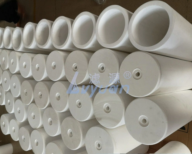 High Temperature Plastic Liquid Filter 0.45 Micron PTFE Sintered Filter Cartridge for Industry Machinery