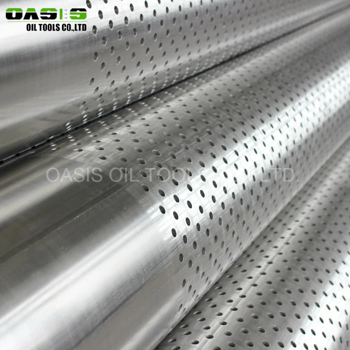 China Stainless Steel AISI304L 316L Perforated Filter Well Casing Tubing Pipe